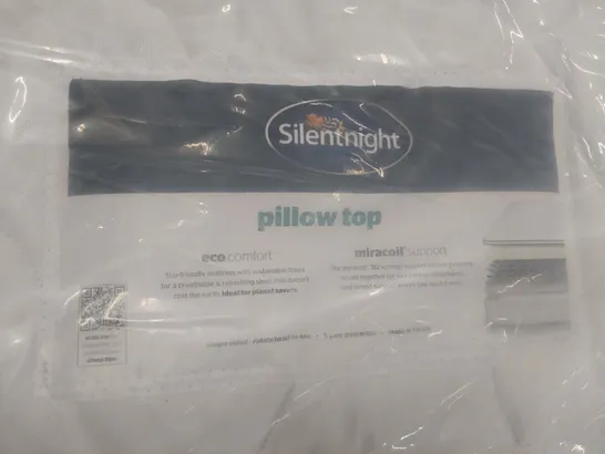 QUALITY BAGGED 4' SMALL DOUBLE SILENTNIGHT PILLOW TOP MATTRESS 