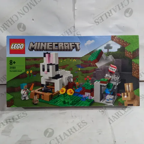 BOXED LEGO MINECRAFT 21181 THE RABBIT RANCH