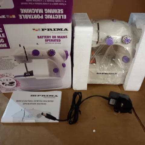 BOXED PRIMA ELECTRIC PORTABLE SEWING MACHINE