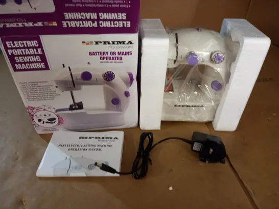 BOXED PRIMA ELECTRIC PORTABLE SEWING MACHINE