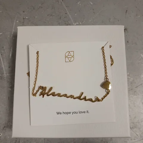 ABBOTT LYON PERSONALISED 'ALENANDIA' NECKLACE 