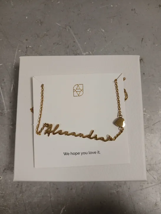 ABBOTT LYON PERSONALISED 'ALENANDIA' NECKLACE 