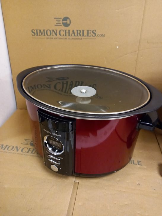 MORPHY RICHARDS SEAR AND STEW DIGITAL SLOW COOKER 6.5L