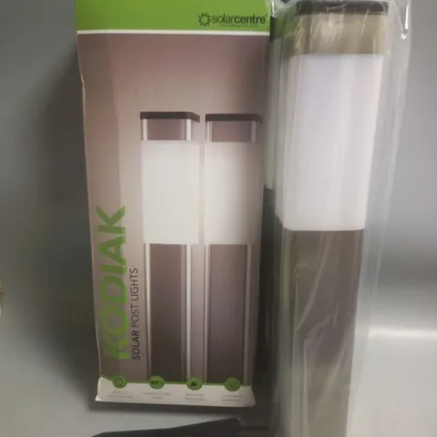 BOXED KODIAK 2 PACK OF SOLAR POST LIGHTS