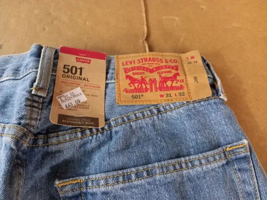 LEVIS 501 ORIGINAL JEANS - W31 L32