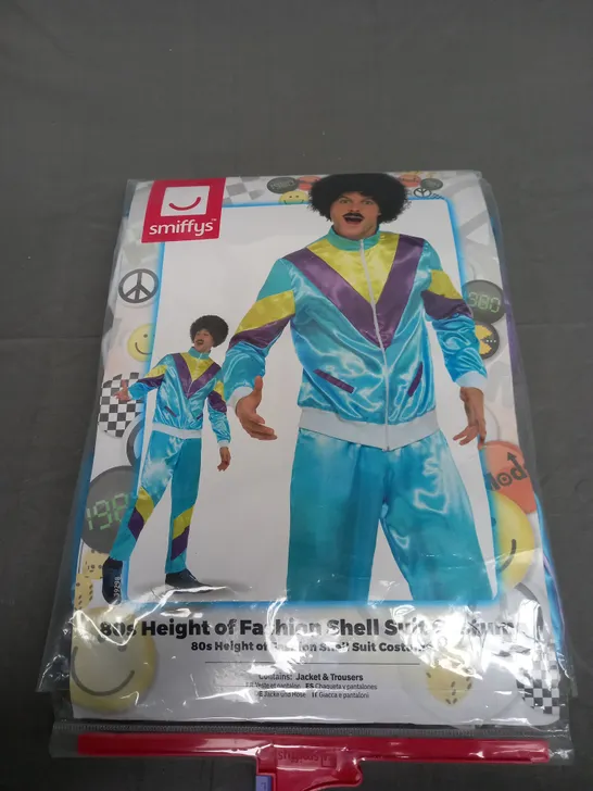 SMIFFYS 80'S HEIGHT OF FASHION SHELL SUIT COSTUME SIZE XL