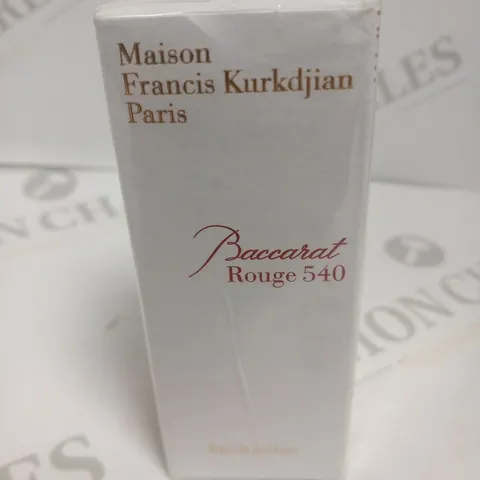 BOXED AND SEALED MAISON FRANCIS KURKDJIAN PARIS BACCARAT ROUGE 540 EAU DE PARFUM 35ML