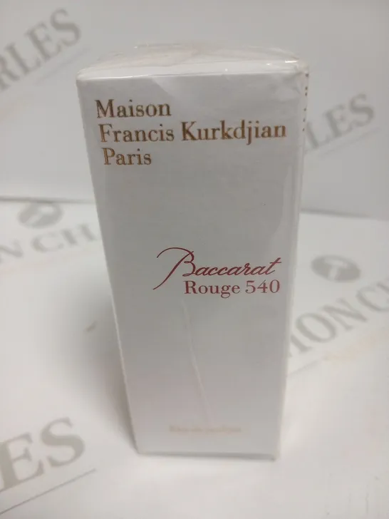 BOXED AND SEALED MAISON FRANCIS KURKDJIAN PARIS BACCARAT ROUGE 540 EAU DE PARFUM 35ML