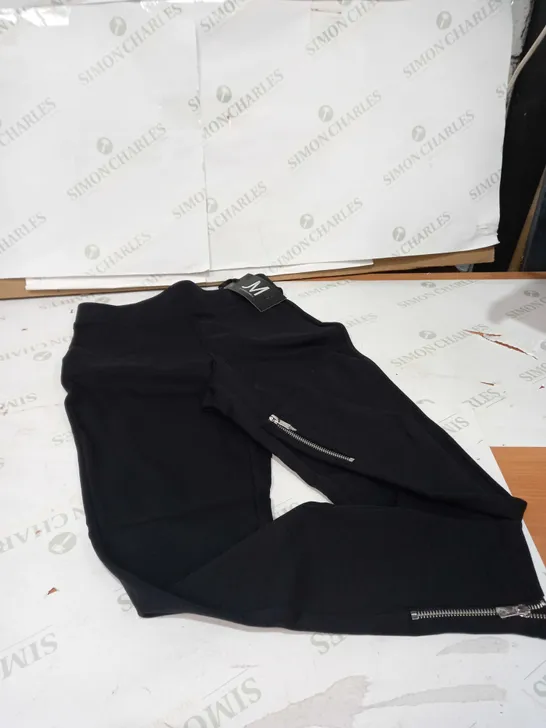 JULIEN MACDONALD ZIP PETITE LEGGINGS SIZE 8