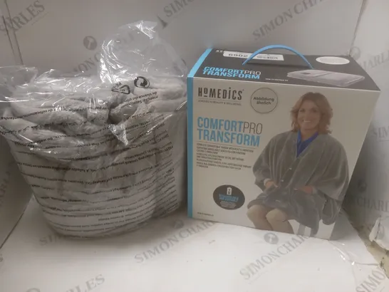 BOXED HOMEDICS COMFORT PRO CORDLESS THROW WITH HEAT 