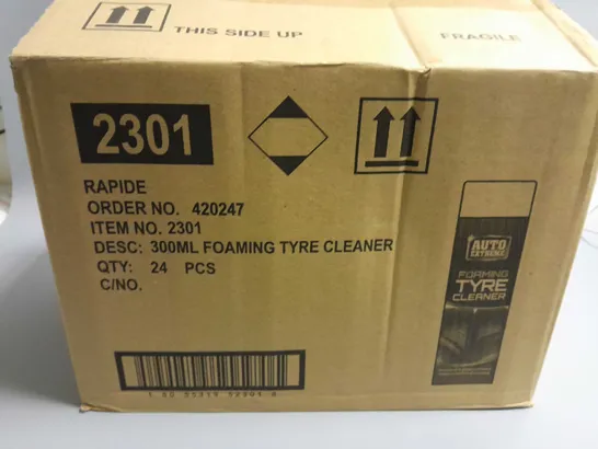 APPROXIMATELY 24 AUTO EXTREME FOAMING TYRE CLEANER 300ML 