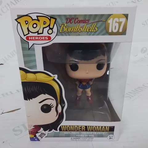 POP HEROES DC COMICS BOMBSHELLS WONDER WOMEN VINYL FIGURINE - 167