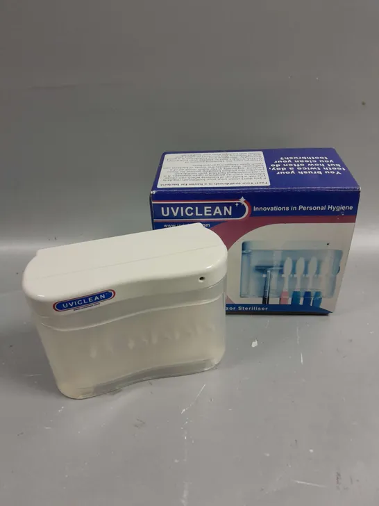 BOXED UVICLEAN TOOTHBRUSH & RAZOR STERILISER 