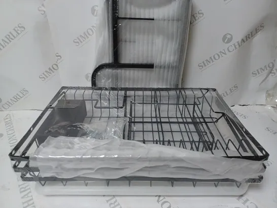 CHROME PLATED 2 TIER DISH RACK 