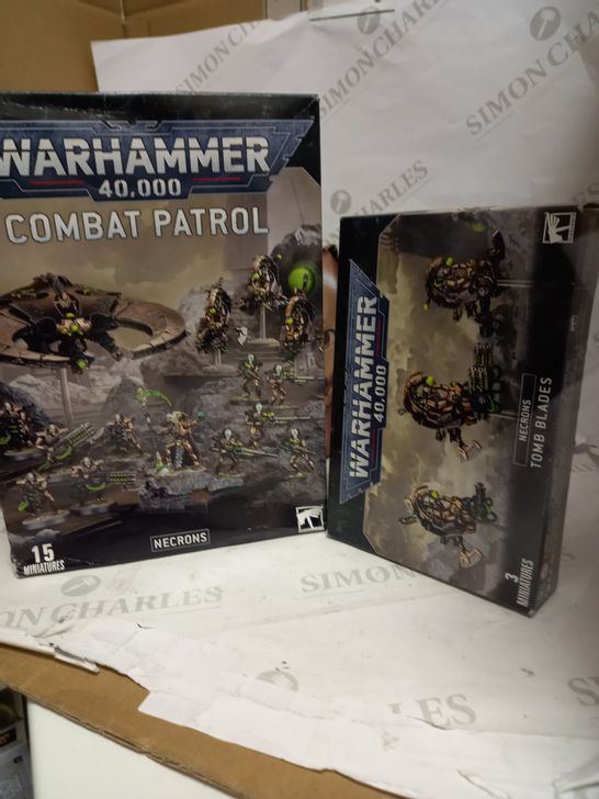 WARHAMMER 40,000 COMBAT PATROL NECRONS AND TOMB BLADES