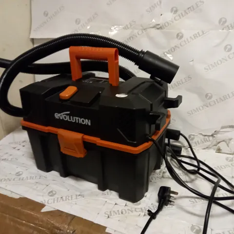 EVOLUTION POWER TOOLS 086-0001 R15VAC LIGHTWEIGHT WET & DRY VACUUM CLEANER