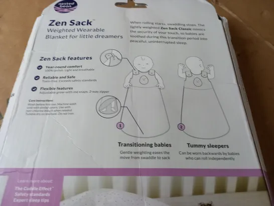 BOXED ZEN SACK WEARABLE BLANKET - WHITE