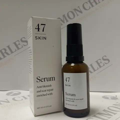 47SKIN SERUM ANTI-BLEMISH & SCAR REPAIR SUNSCREEN ENRICHED WITH SILVER CHITODERM 30ML