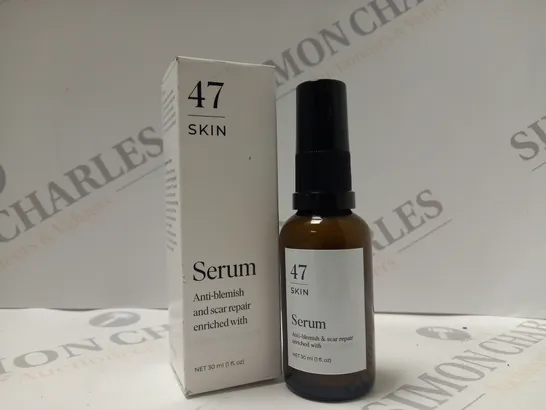 47SKIN SERUM ANTI-BLEMISH & SCAR REPAIR SUNSCREEN ENRICHED WITH SILVER CHITODERM 30ML