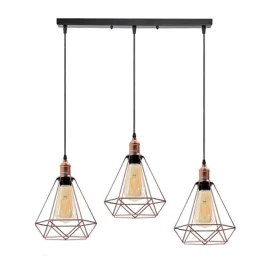 3-LIGHT KITCHEN ISLAND GEOMETRIC LIGHT