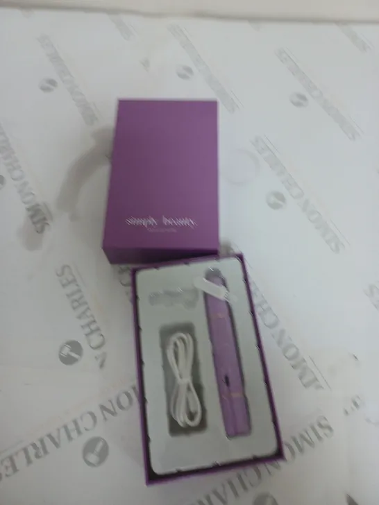 BOXED BEAUTY 2 IN 1 SUPER SMOOTH FACE & BROWS HAIR REMOVER, PURPLE