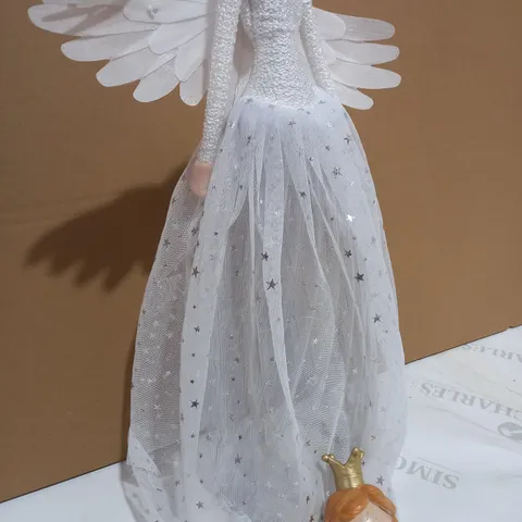 50CM BATTERY OPERATED WHITE ANGEL