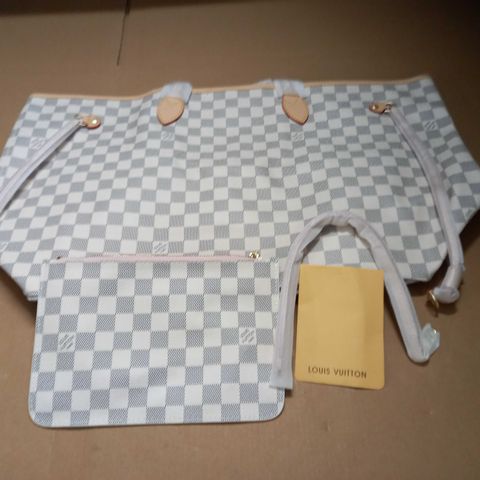 LOUIS VUITTON STYLE BAG AND PURSE 