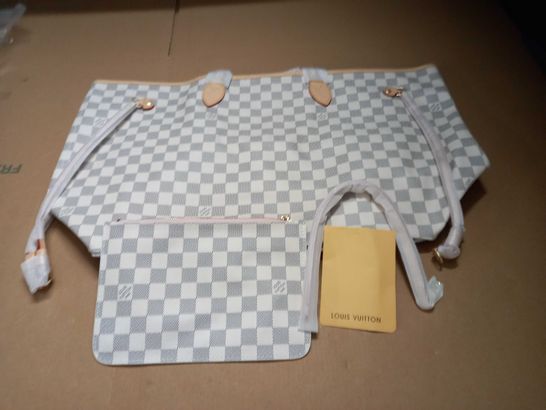 LOUIS VUITTON STYLE BAG AND PURSE 
