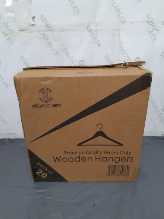 PREMIUM QUALITY HEAVY DUTY WOODEN HANGERS 