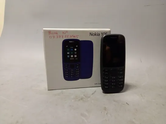 BOXED NOKIA 105 MOBILE PHONE IN BLACK