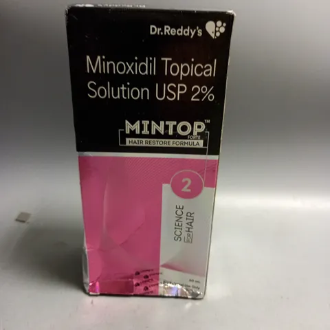 BOXED DR REDDY'S MINOXIDIL TOPICAL SOLUTION USP 2% HAIR RESTORE FORMULA 60ML