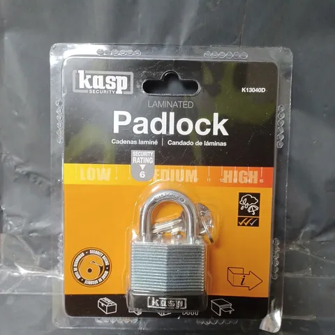 KASP 130 SERIES LAMINATED STEEL PADLOCK 40X40MM K13040D