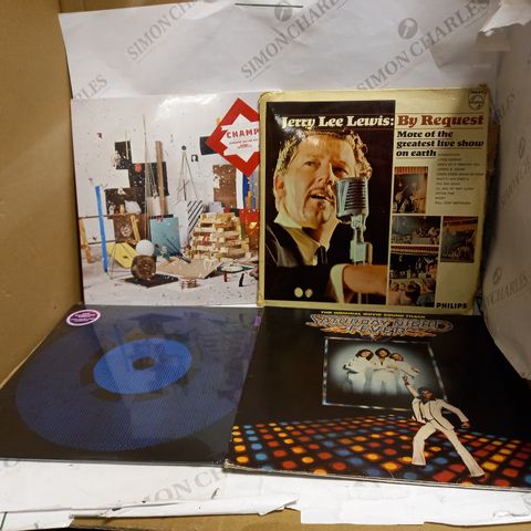 LOT OF APPROIMATELY 14 ASSORTED VINYLS, TO INCLUDE TOKYO POLICE CLUB, JERRY LEE LEWIS, THE KNIFE, ETC