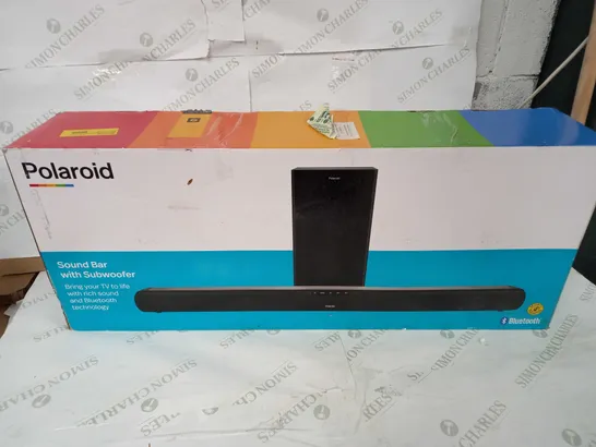 POLAROID SOUND BAR WITH SUBWOOFER  RRP £76.66