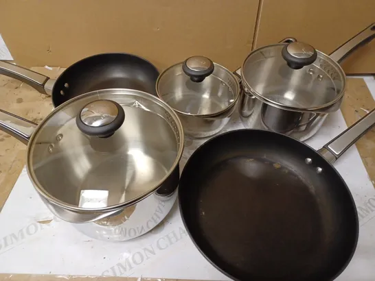 PRESTIGE STAINLESS STEEL COOKWARE SET