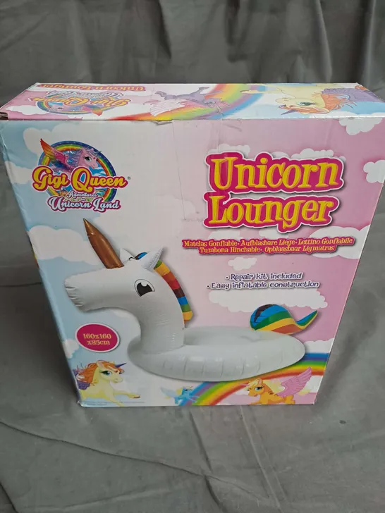 BOXED UNICORN LOUNGER