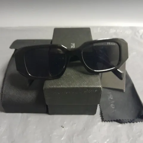 BOXED PAIR OF PRADA ALL BLACK GLASSES