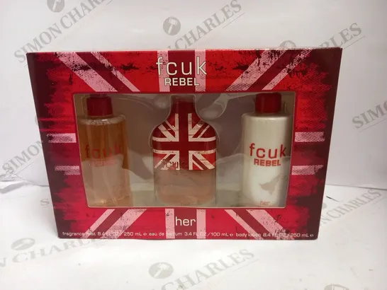 BOXED FCUK HER EAU DE PARFUM GIFT SET