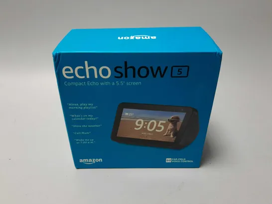 BOXED AMAZON ECHO SJOW 5.5"