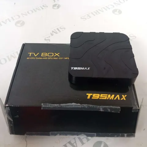 BOXED T95MAX TV BOX 4X CPU CORTEX A53 GPU MALI G31 MP2