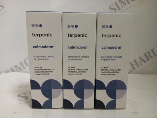 BOX OF 3 X 10ML TERPENIC MEDICAL CALMADERM OIL  