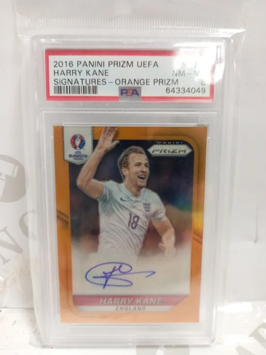 SIGNED AND SEALED HARRY KANE 2016 PANINI PRIZM UEFA FOOTBALL CARD