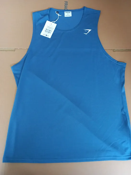 GYMSHARK ARRIVAL TANK IN TEAL - XL