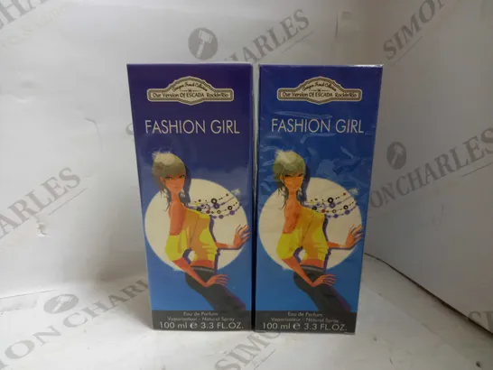 LOT OF 12 DFC FASHION GIRL EDP 100ML