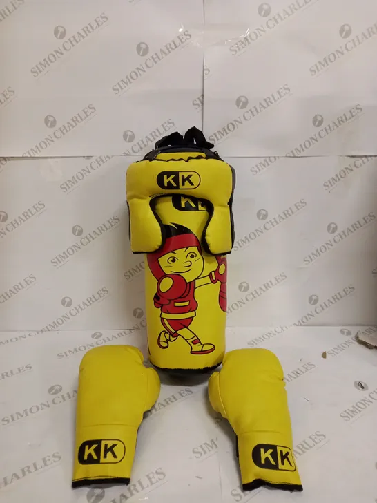 KK KIDS BOXING SET IN YELLOW 