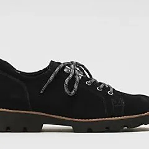 VIONIC CHARM BALLARI LACE UP LOAFER BLACK SIZE 4.5