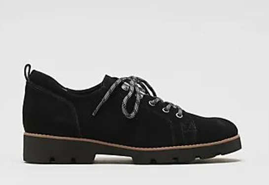 VIONIC CHARM BALLARI LACE UP LOAFER BLACK SIZE 4.5