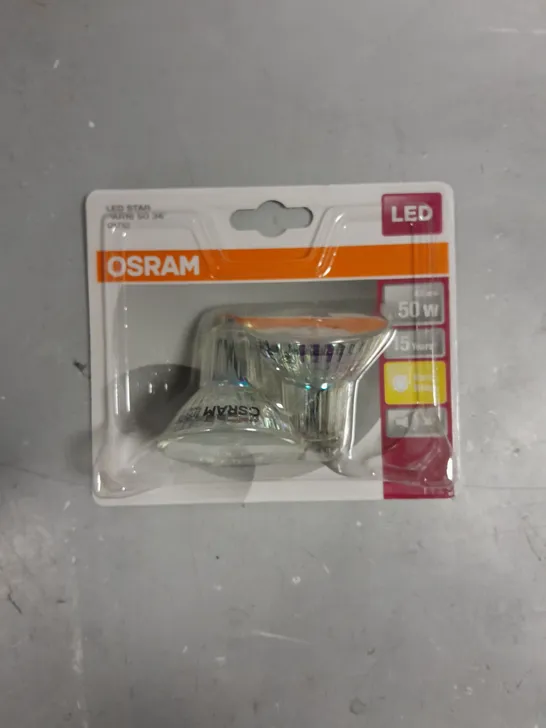 30 X SEALED (2 LIGHTS PER PACK) OSRAM GU10 LED STAR SPOTLIGHTS - WARM WHITE	