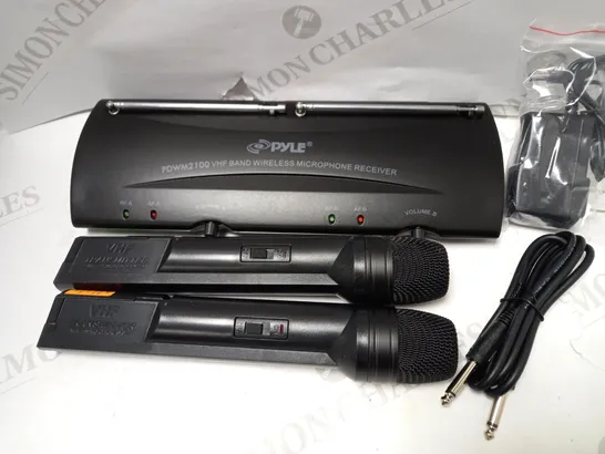 PYLE PDWM2100 PROFESSIONAL DUAL VHF WIRELESS HANDHELD MICROPHONE SYSTEM