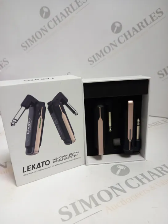 BOXED LEKATO WS-70 MINI DIGITAL WIRELESS SYSTEM 